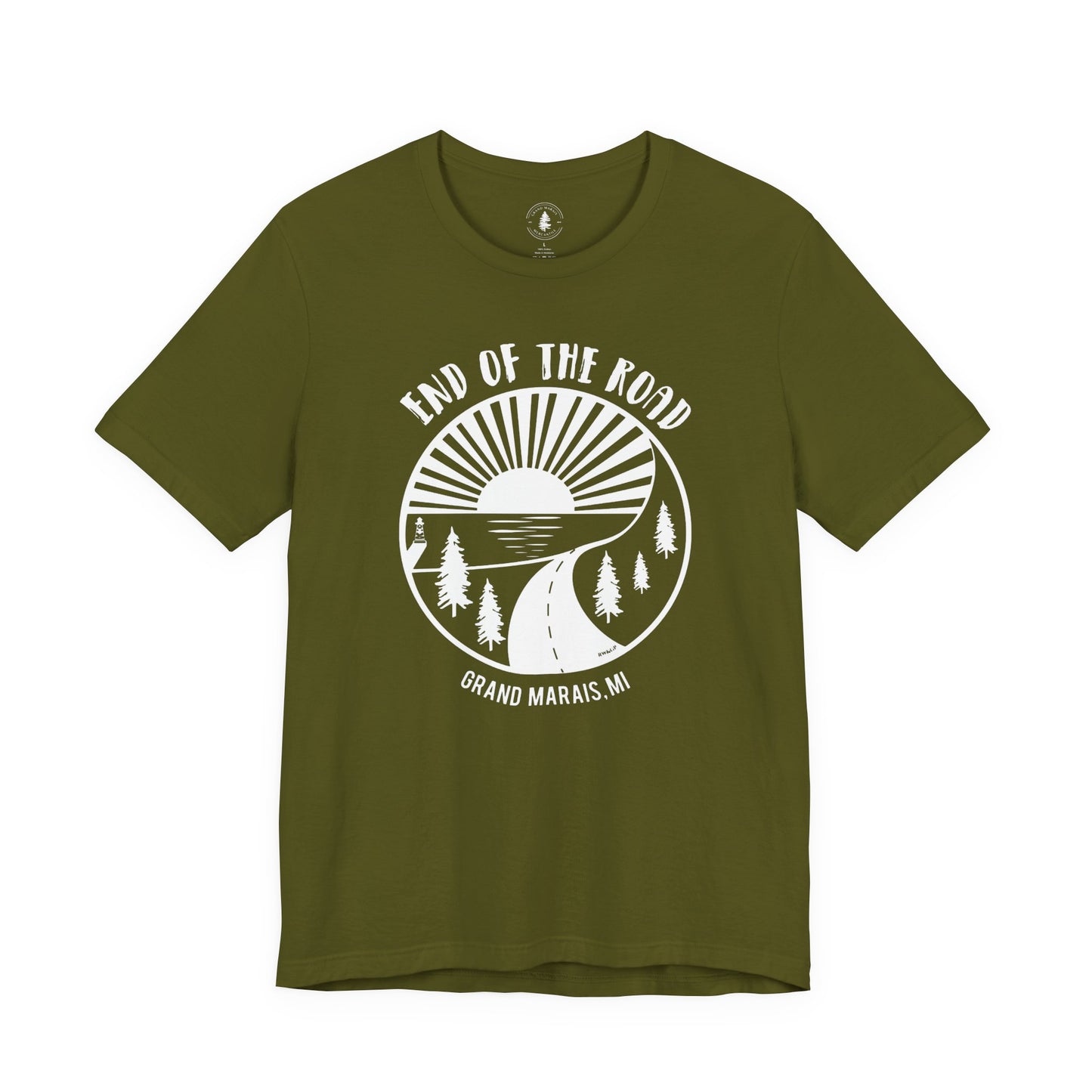 End of the Road T-Shirt White Logo
