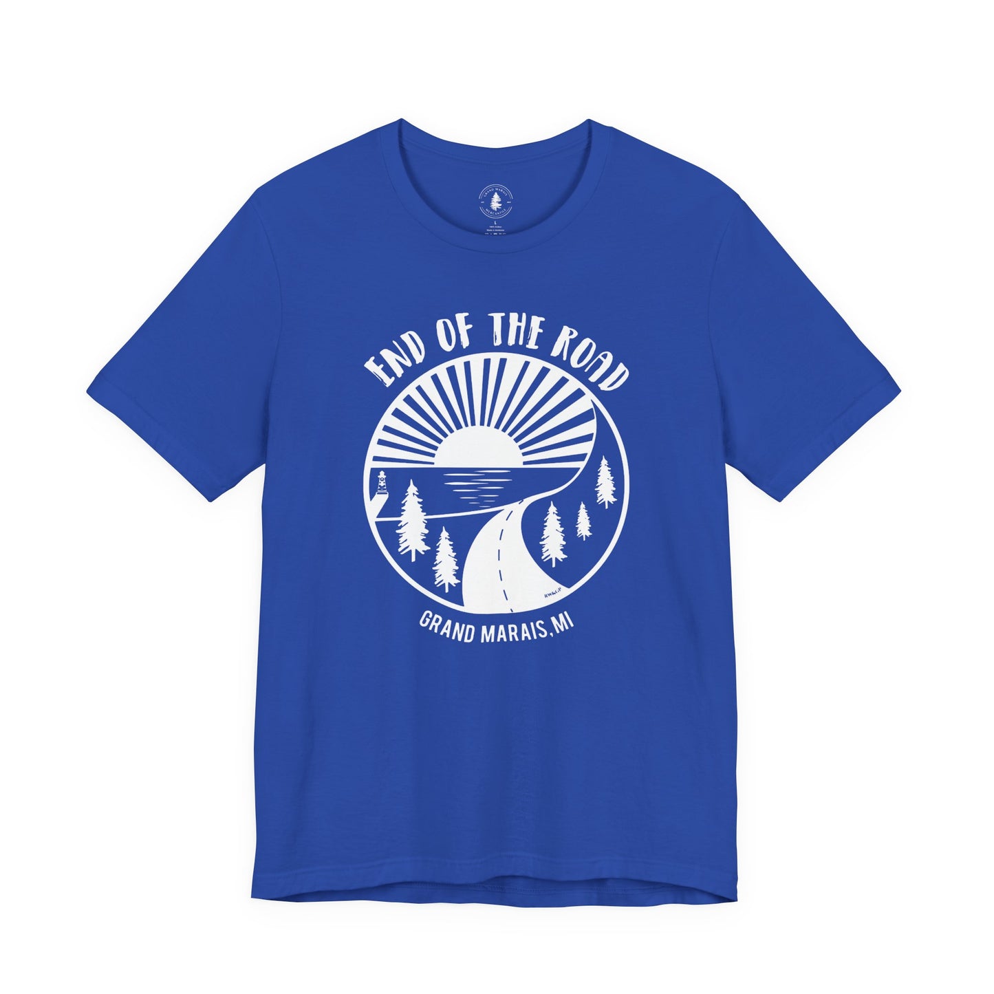 End of the Road T-Shirt White Logo
