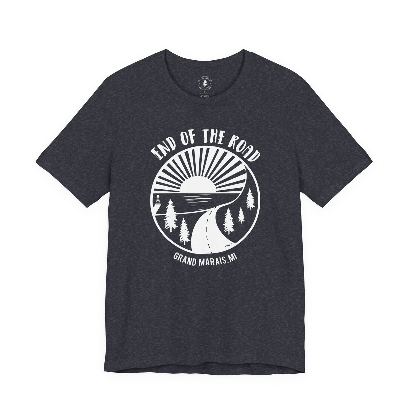 End of the Road T-Shirt White Logo