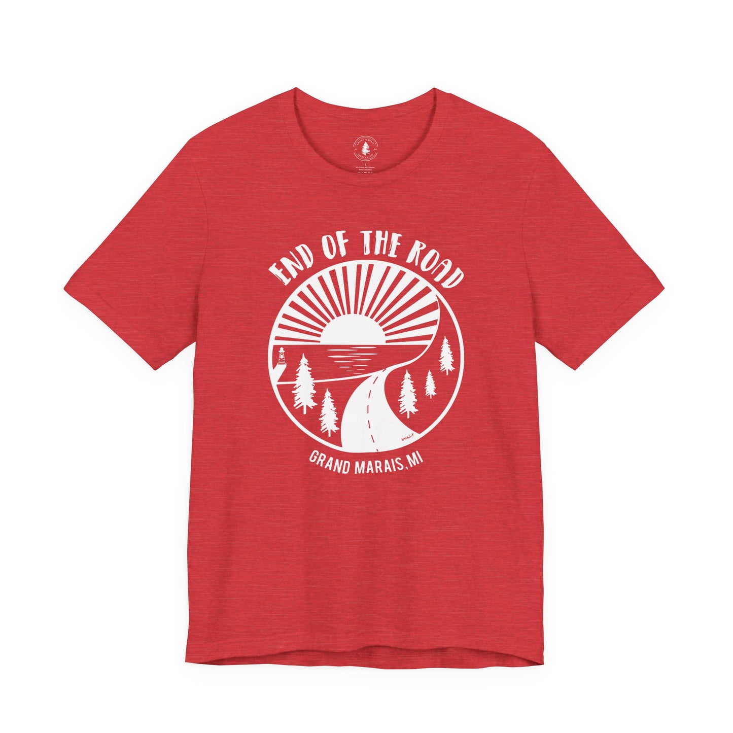 End of the Road T-Shirt White Logo
