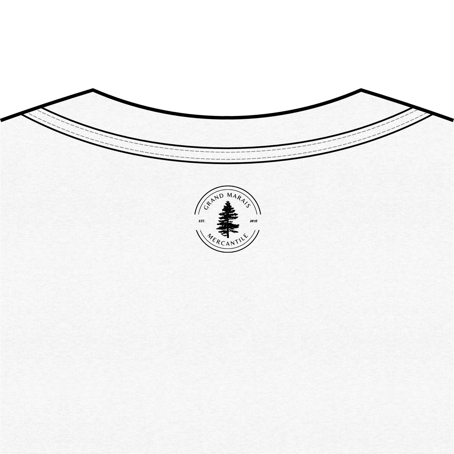 Women’s V-Neck Tee – Black Logo