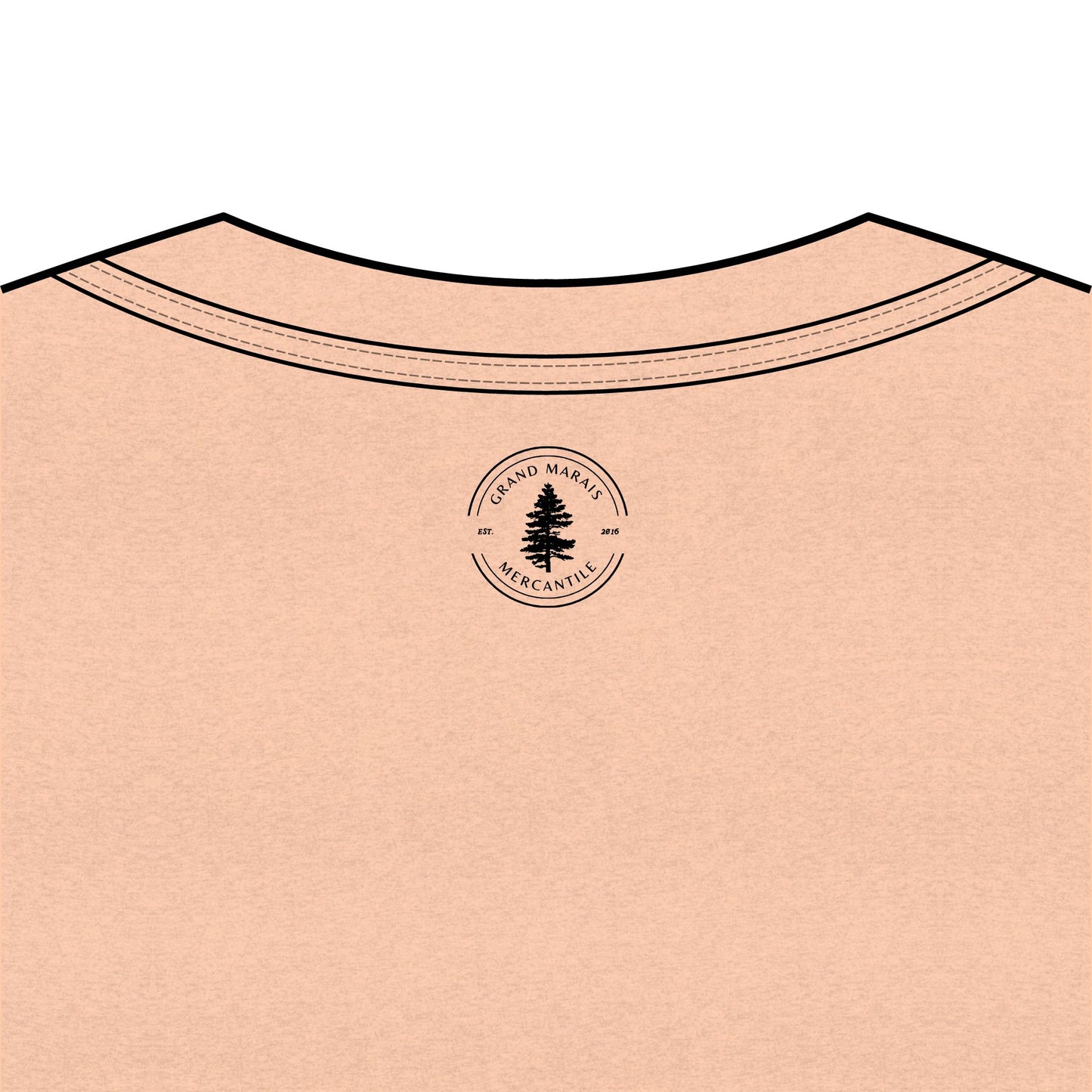 Women’s V-Neck Tee – Black Logo