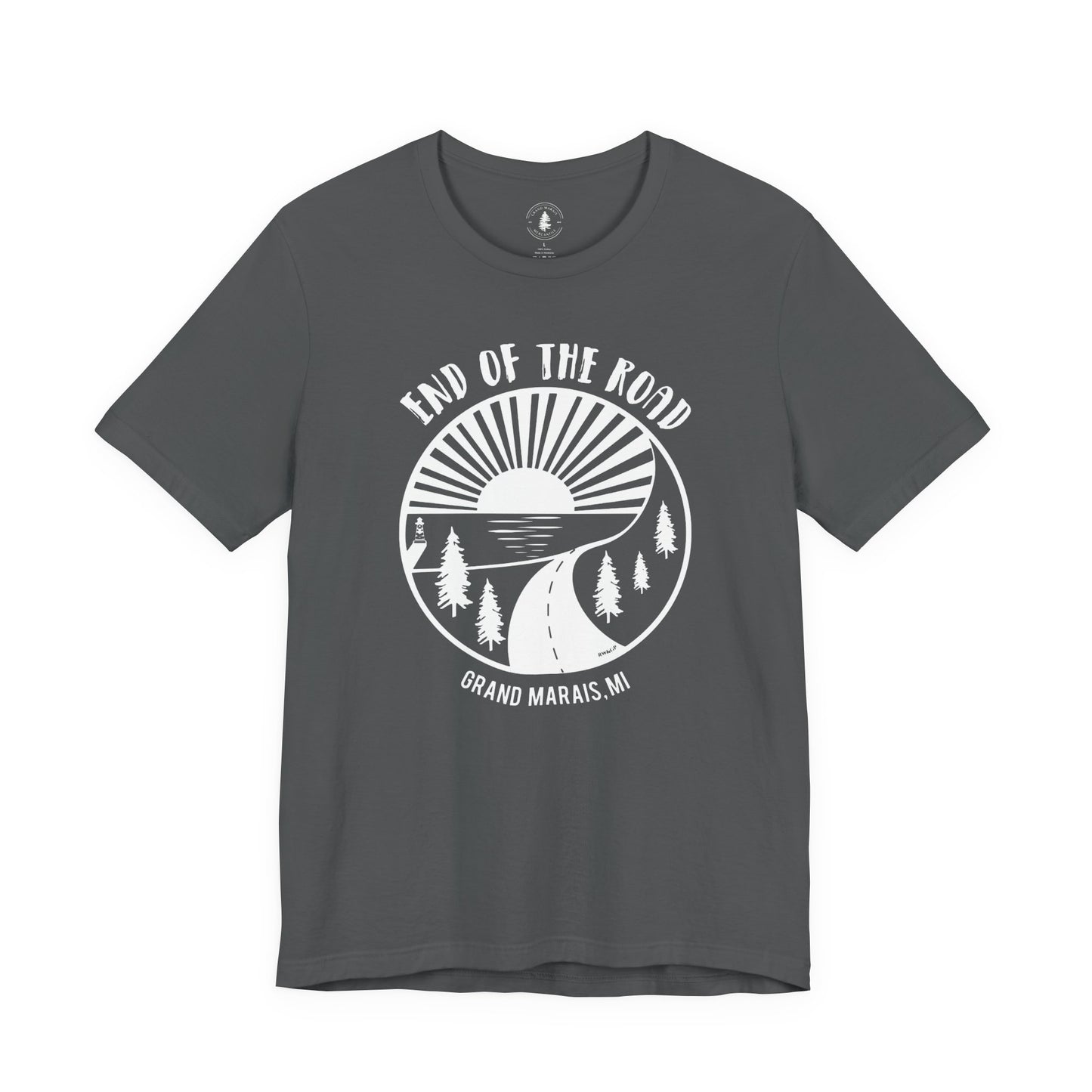 End of the Road T-Shirt White Logo