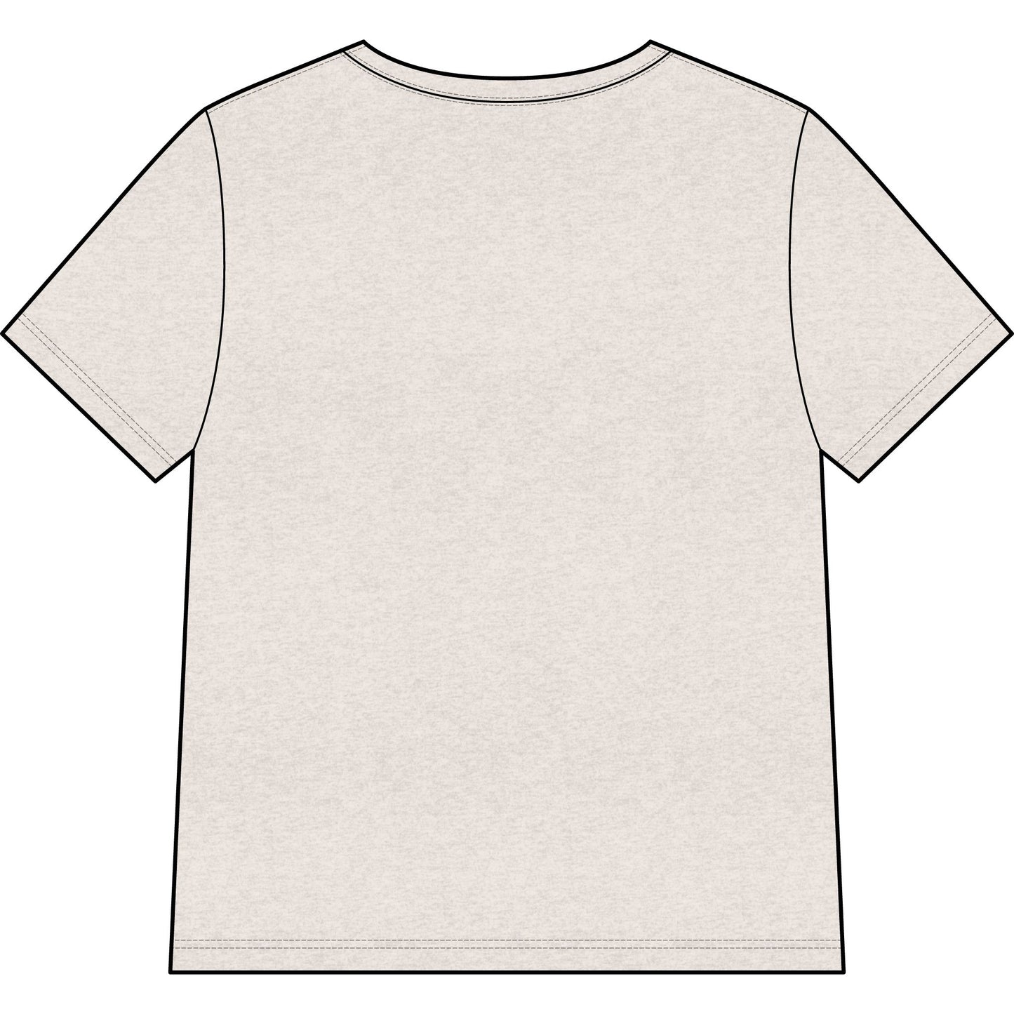 Women’s V-Neck Tee – Black Logo