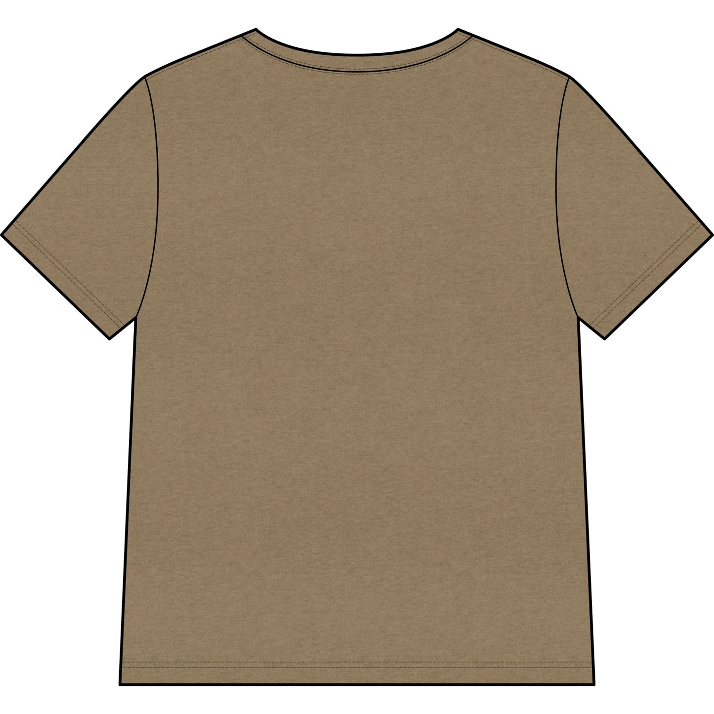 Women’s V-Neck Tee – Black Logo