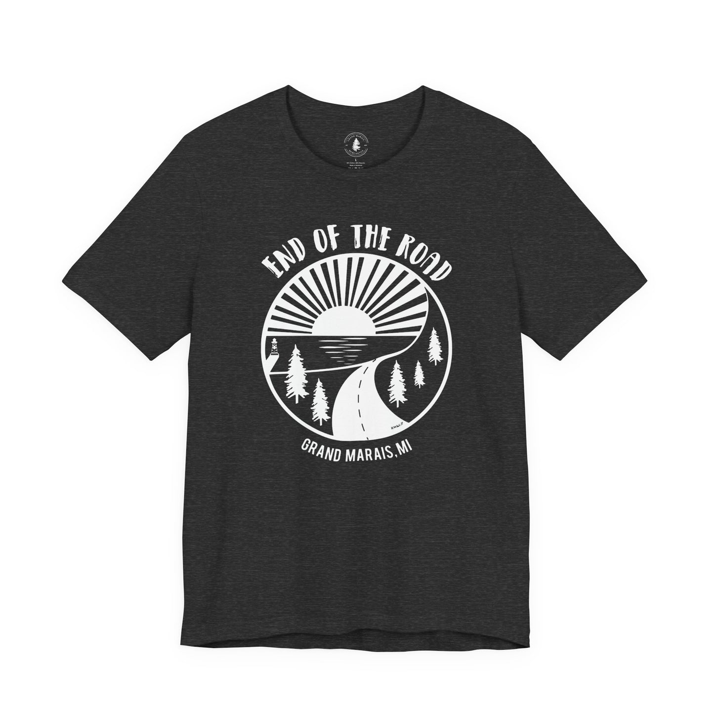 End of the Road T-Shirt White Logo