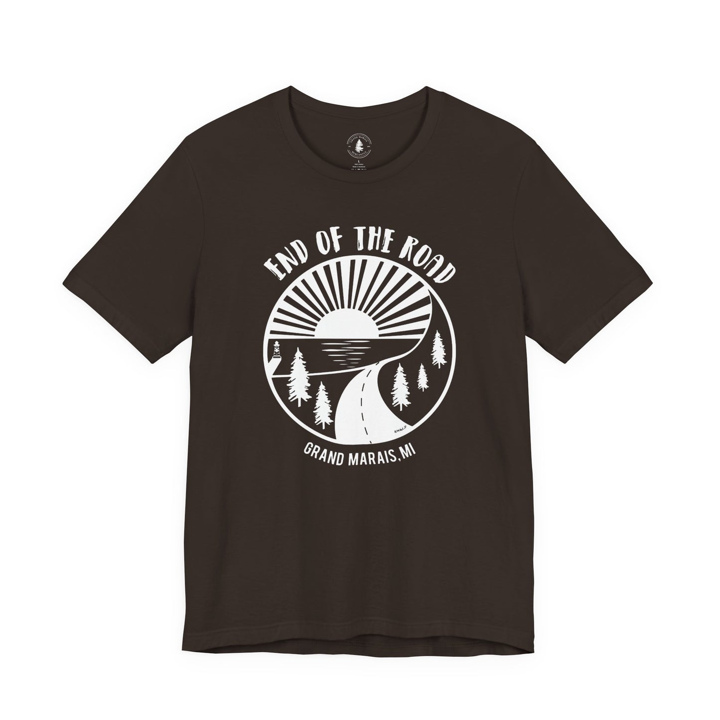 End of the Road T-Shirt White Logo