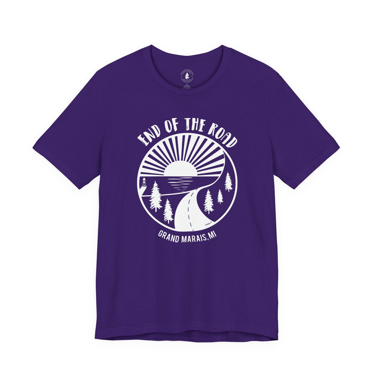 End of the Road T-Shirt White Logo